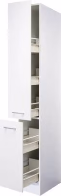 Dispensa da cucina - larghezza 30 cm - Bianco - Toska
