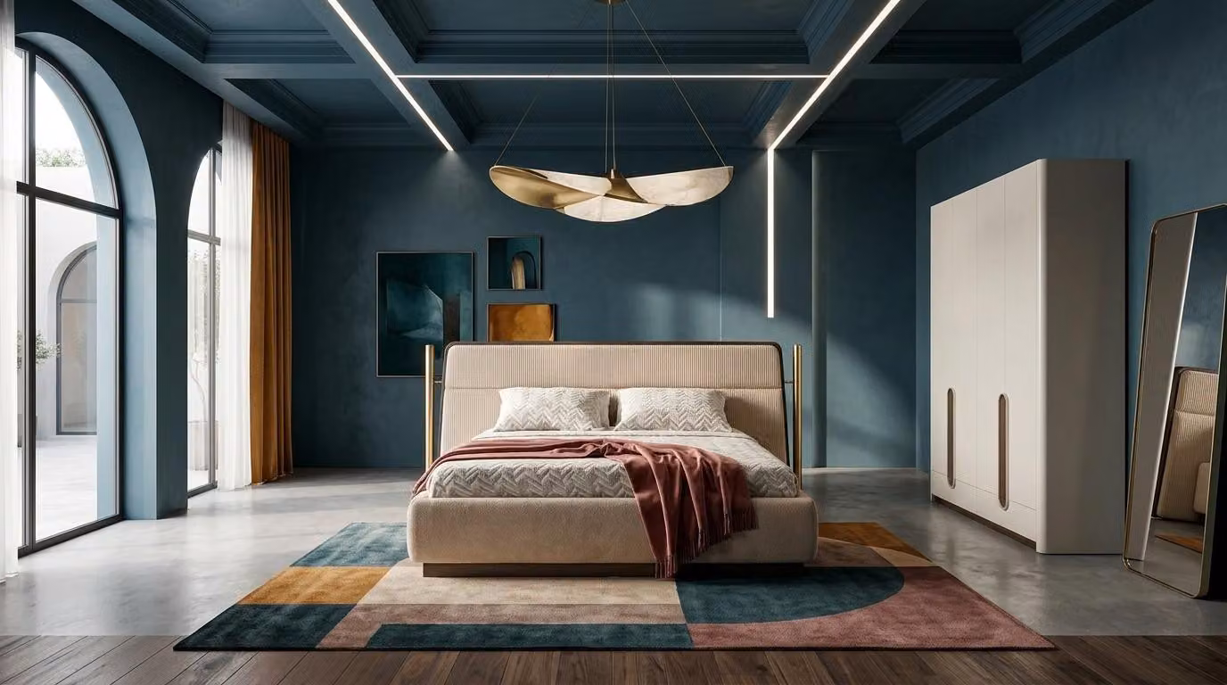 Armadio per camera da letto, stile moderno, beige, pratico