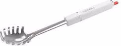 Servi spaghetti in acciaio inox Pedrini Cromo lucido e Bianco, Lunghezza: 33,5 cm