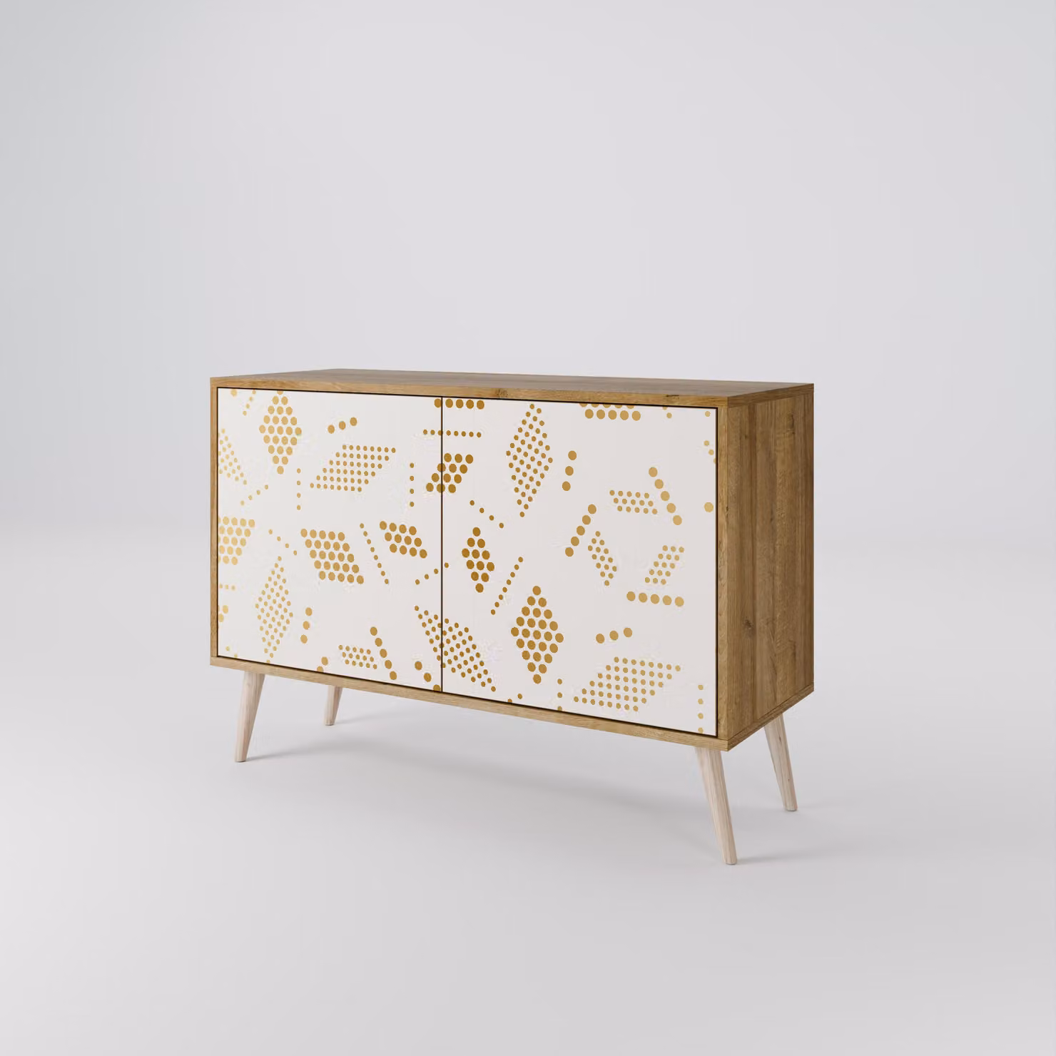 Cassettiera Spacerebels a 2 ante - credenza cassettiera - credenza alta - mobile guardaroba - soggiorno camera da letto - 57,5×111×42 (HxLxP)