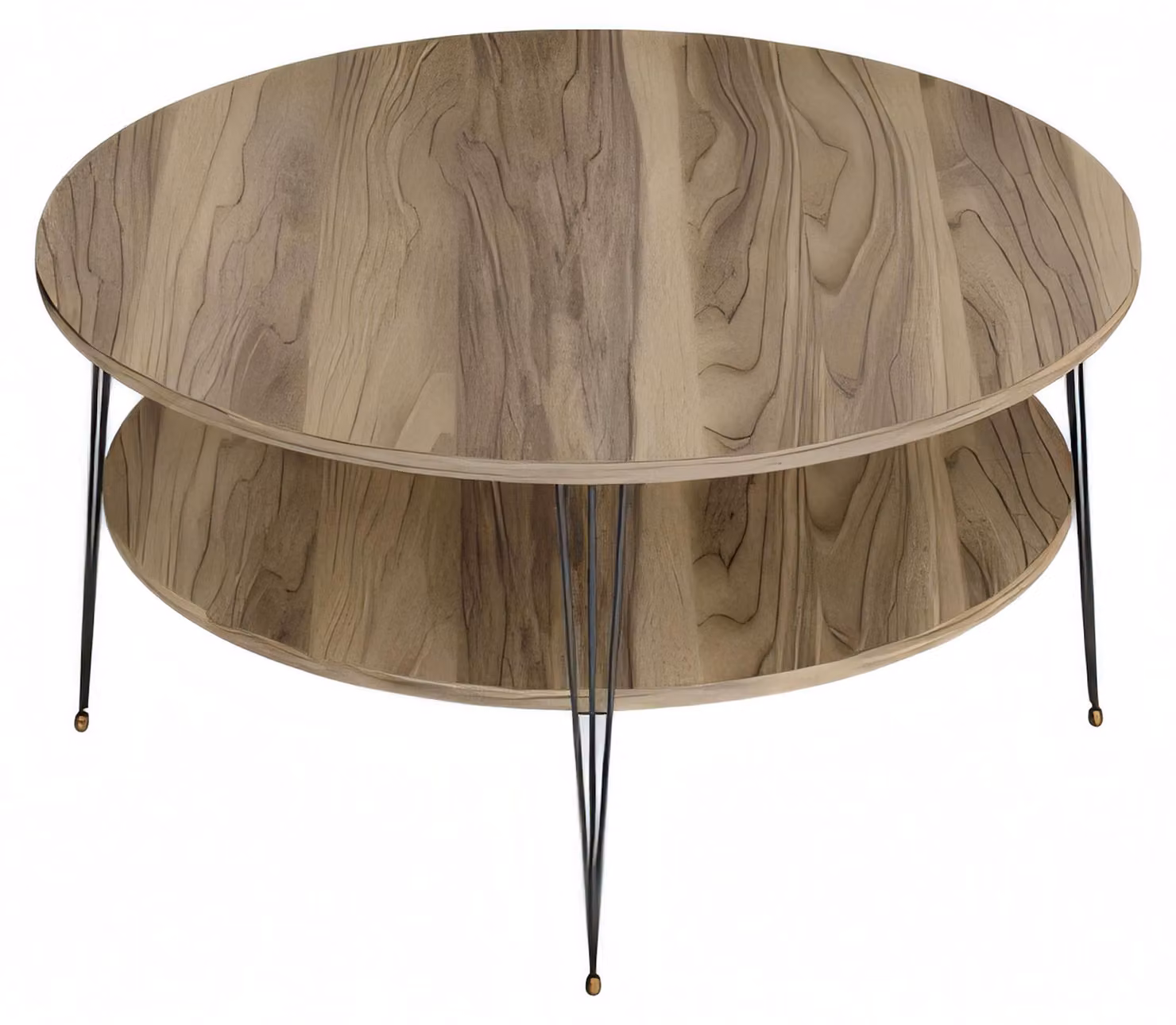 Eleganter brauner Couchtisch aus Holz
