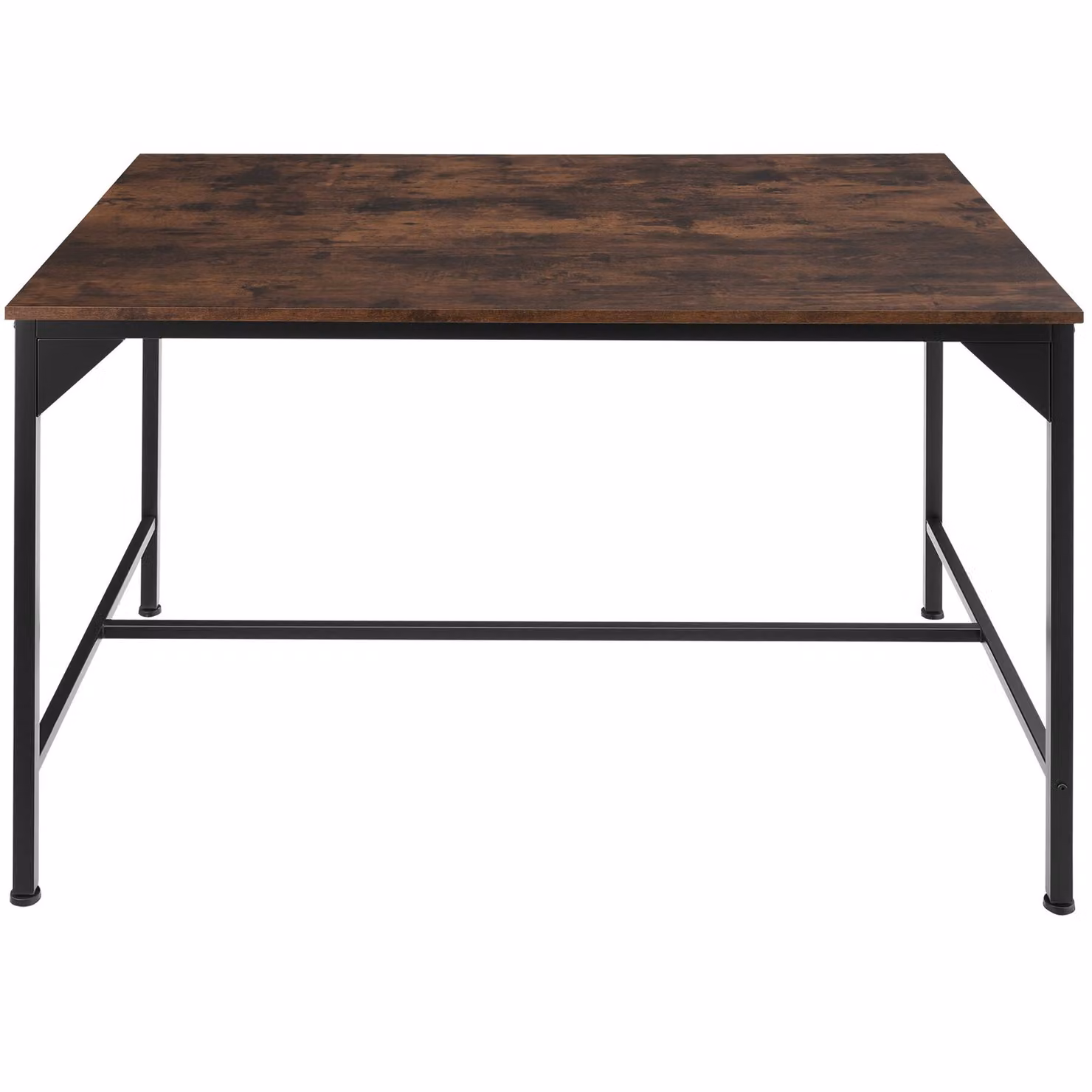 Tavolo da pranzo rettangolare TecTake GmbH in stile industriale, colore marrone, L: 150 cm, P: 75 cm, H: 75 cm – 4