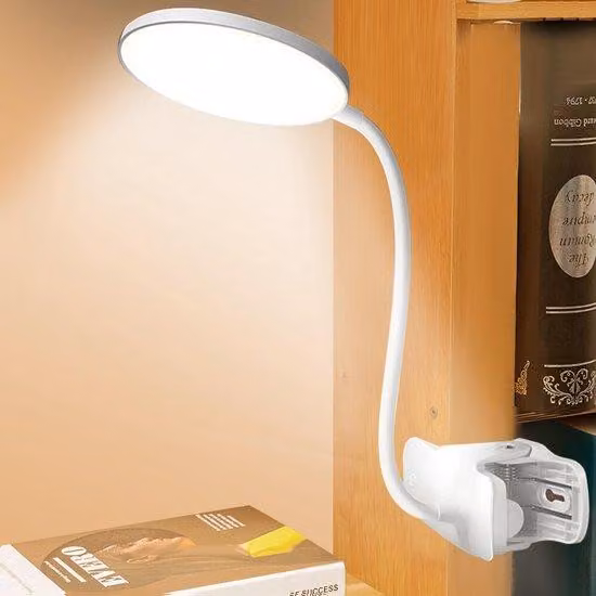 Lampada da lettura LED Unyqoos® con collo flessibile a cigno – batteria ricaricabile USB da 1800 mAh, autonomia fino a 30 ore, 3 modalità di luce e 3 livelli di luminosità, dimmerabile, delicata per gli occhi, con controllo touch, ideale per letto e scriv