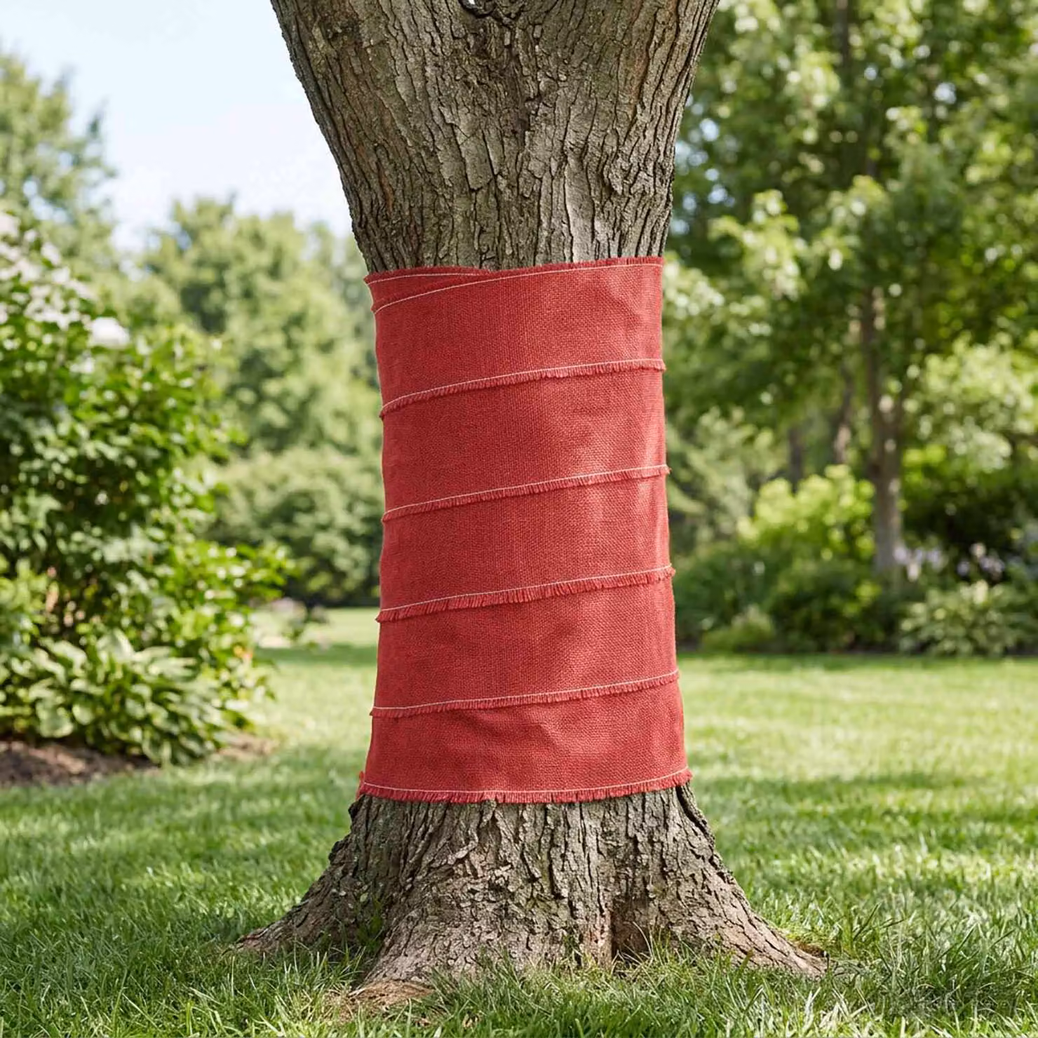 Rotolo di juta rosso vidaXL 50 x 1000 cm