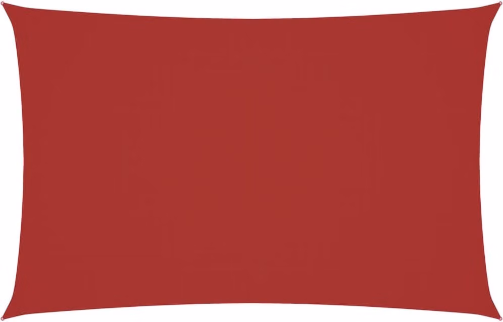 Parasole a Vela Oxford Rettangolare 2x5 m Rosso