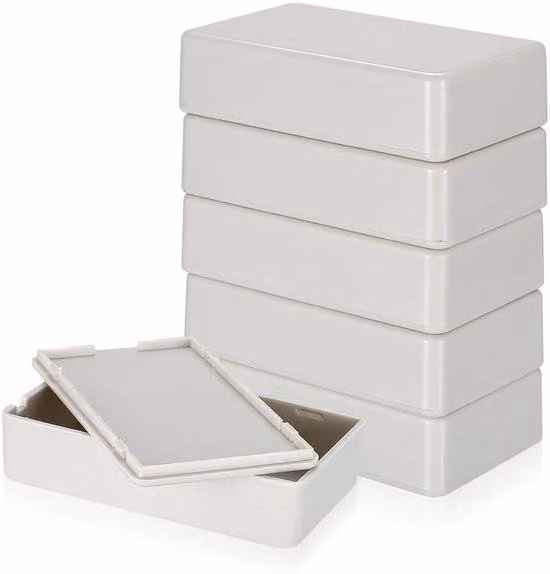 Scatola elettronica in plastica bianca 85x50x21 mm (dimensioni esterne)