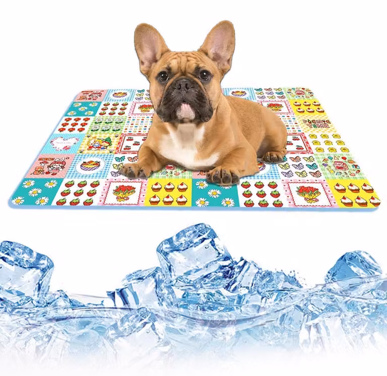 Tappetino refrigerante per cani e gatti, 45x60 cm, auto-raffreddante, cuccia estiva per animali domestici