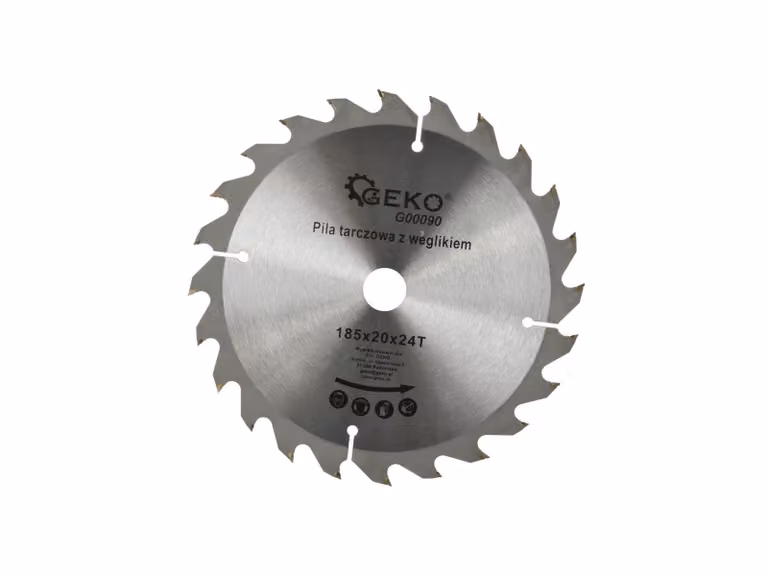 Geko G00090 Tct - Lama per sega circolare per legno (185 x 20 x 24 T, 12 pz.)