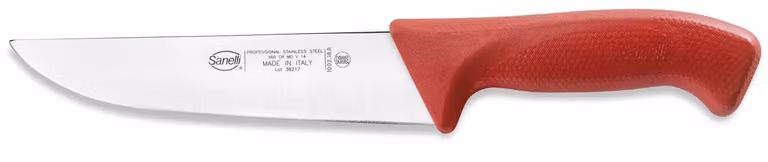 Coltello Francese Linea Skin Rosso, Cm.18