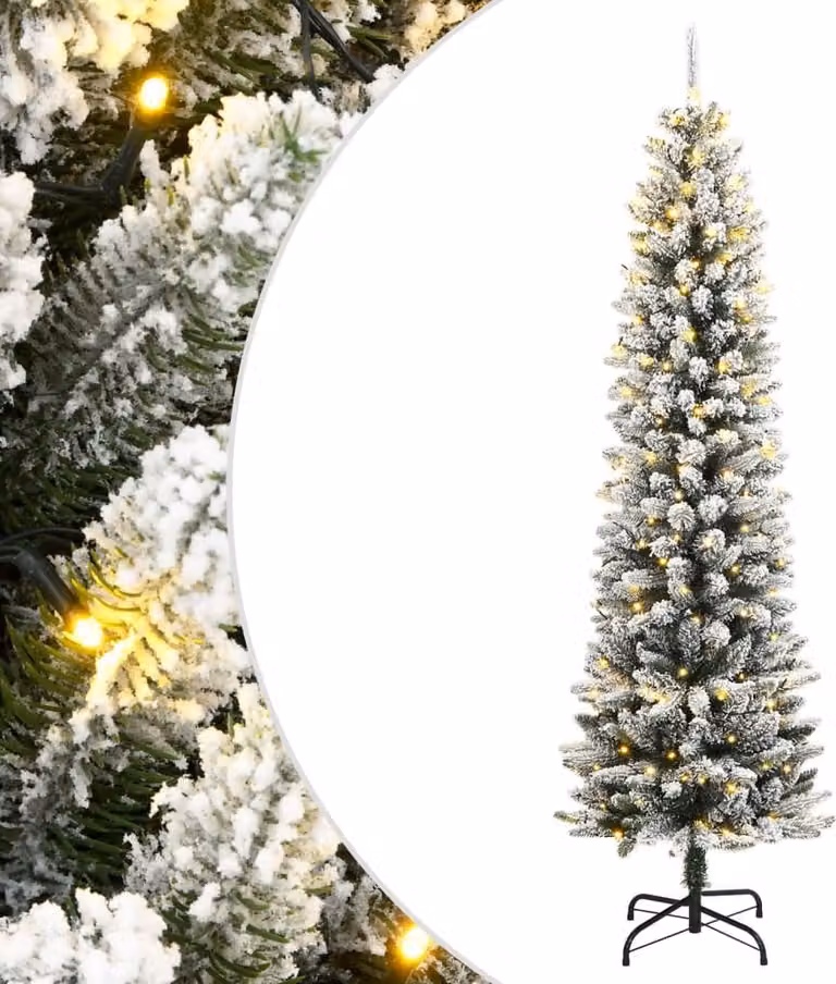 Maison Exclusive - Albero di Natale artificiale con effetto neve, 150 LED, 150 cm