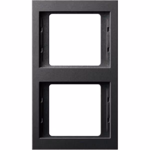 Berker 13237006 Telaio di copertura a 2 pieghe verticale K1 antracite opaco