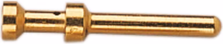 HARTING E-Goldtec Contatto a crimpare Perno di contatto (M) 0,14 mm² - 0,37 mm² AWG26 - AWG22 oro, 1 pezzo Materiale Lega di rame