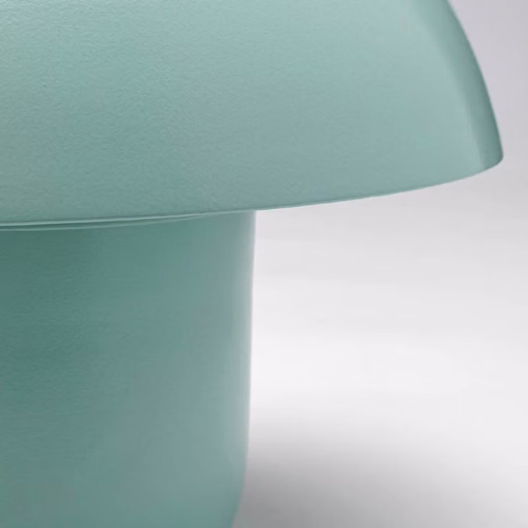 KARE Lampada da tavolo Mushroom, Verde, Soggiorno / Sala da pranzo, Metallo, Vintage, Lampada da tavolo