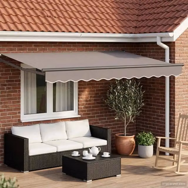 Struttura della tenda elettrica retrattile-Telaio per tenda da sole Antracite 3,5 x 2 m 137518