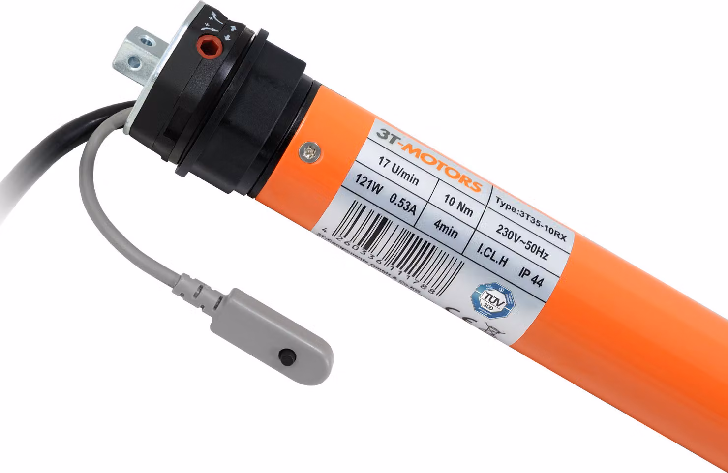 Motore per tapparelle radio con finecorsa meccanico 3T35-10RX 10Nm SW40