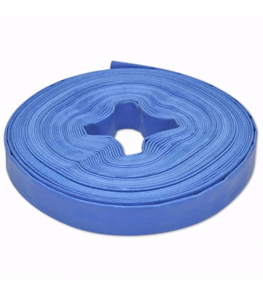 Tubo Piatto d'Acqua 25 m 1 Pollice in PVC