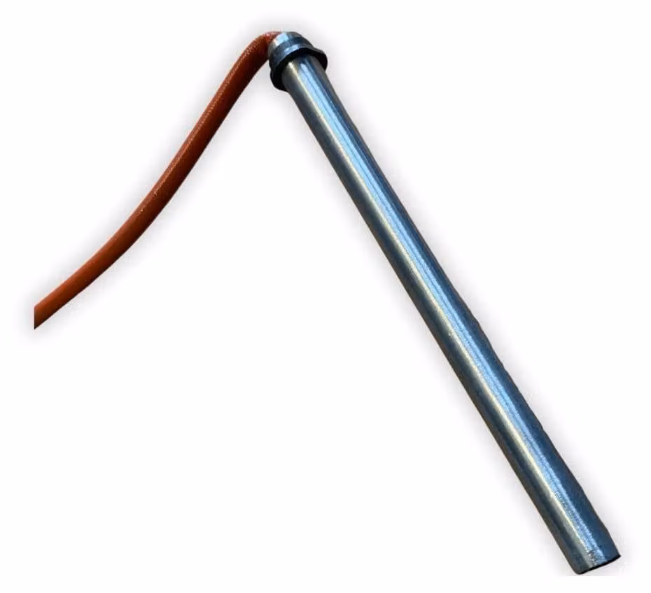 Candela per caldaia a pellet, 350 W, 230 V, diametro 1,2 cm, lunghezza 15 cm
