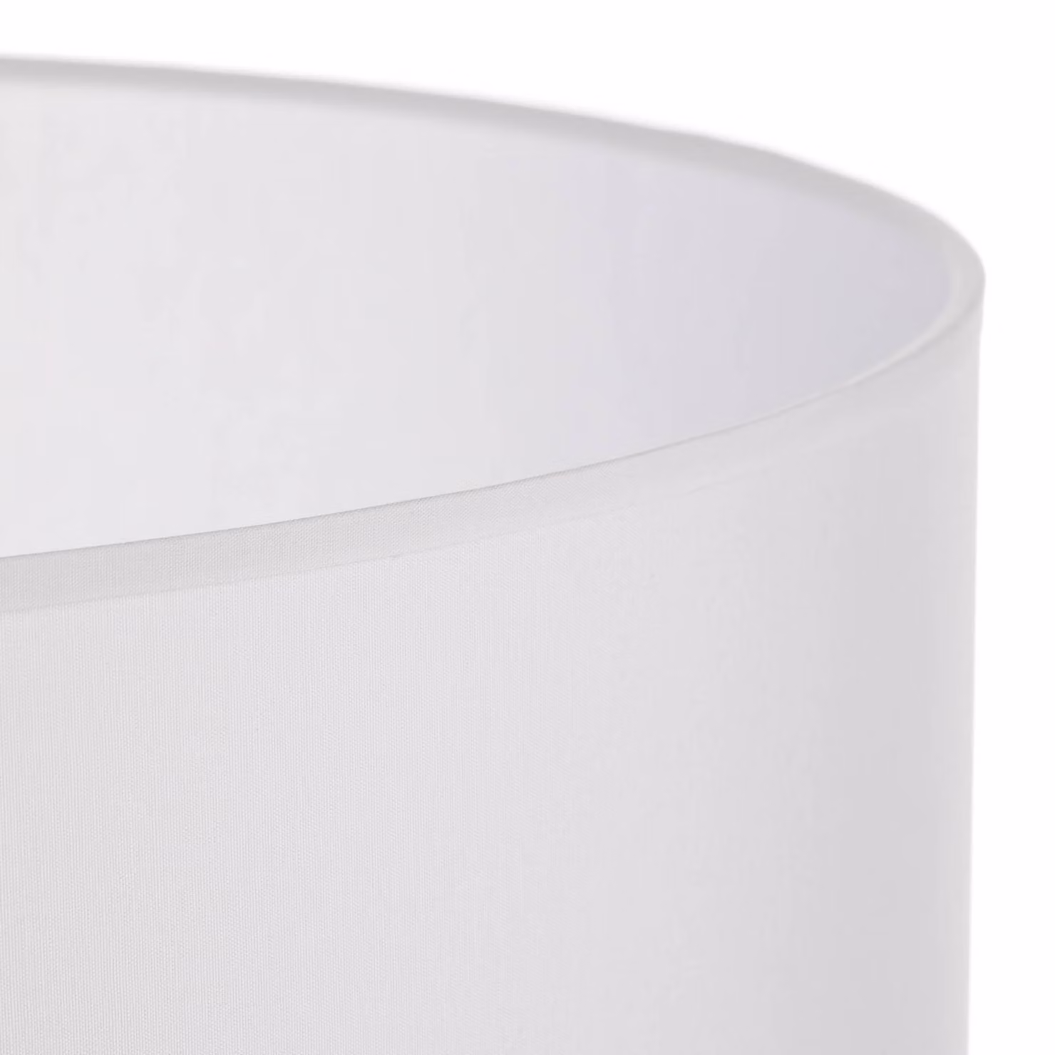 Paralume Alba, Ø 40 cm, E27, bianco Alba HELAM, Bianco / Opale, Soggiorno / Sala da pranzo, Tessuto / Stoffa / Seta