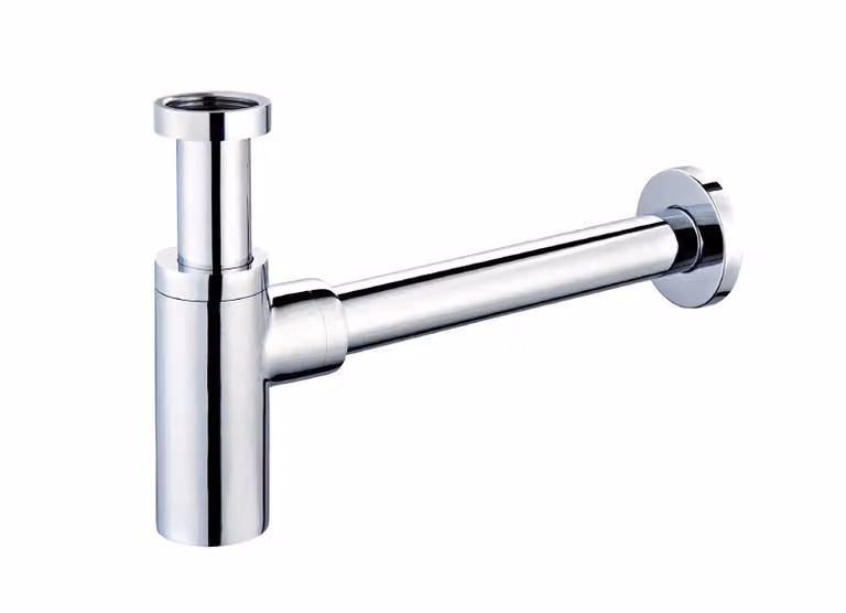 Sifone di scarico d'arredo in ottone per lavabo VENUS - Cromato Lucido