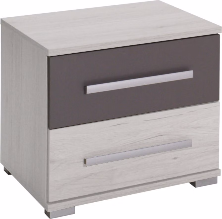 Comodino KIMBALL - Pino norvegese / grigio