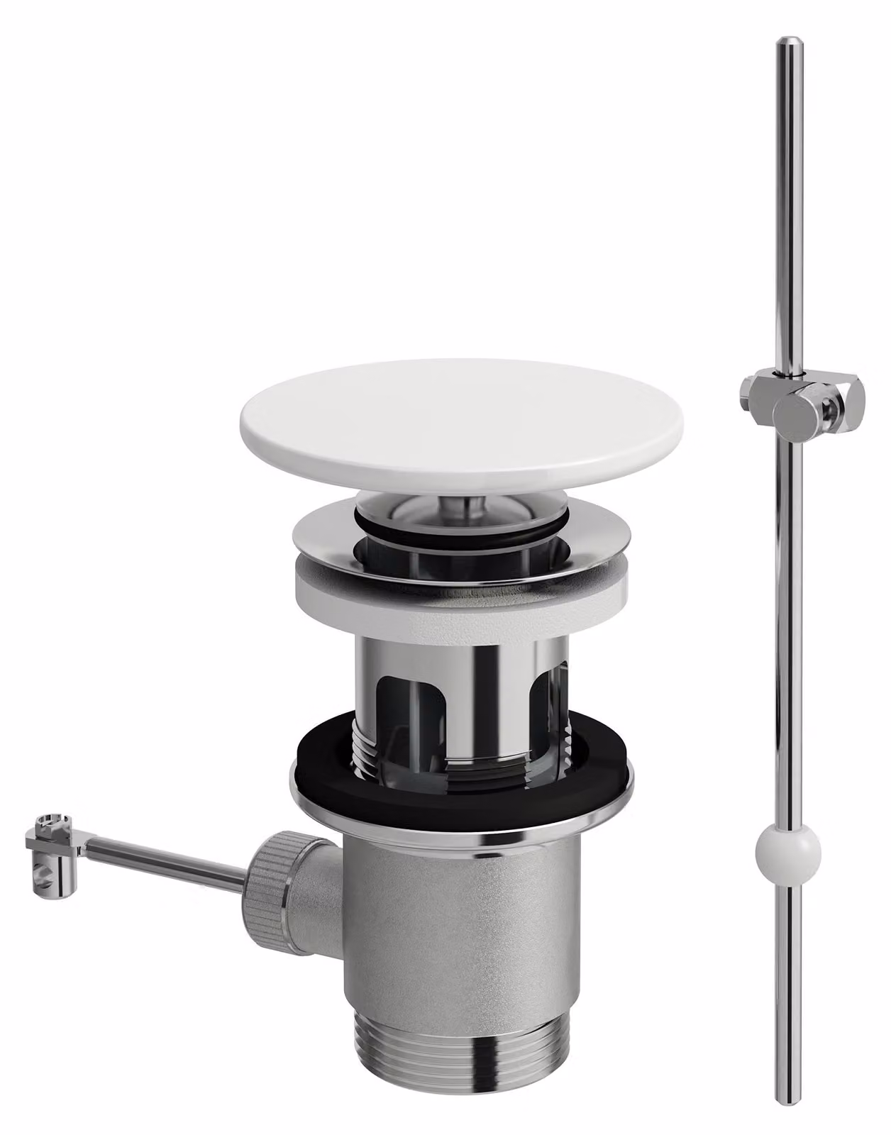 LAUFEN Vanne découlement, standard, avec levier de traction, recouvrement en céramique saphir, H8981910200001, H8981910200001