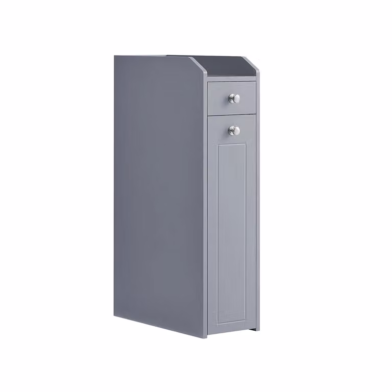 Mobile da Bagno con Cassetti Grigio Tortora