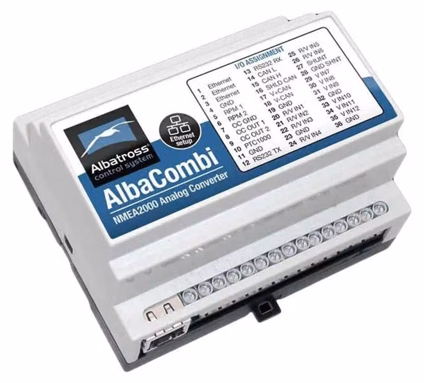 Albatross Alba Combi Nmea2000 Convertitore Bianco Bianco Taglia Unica