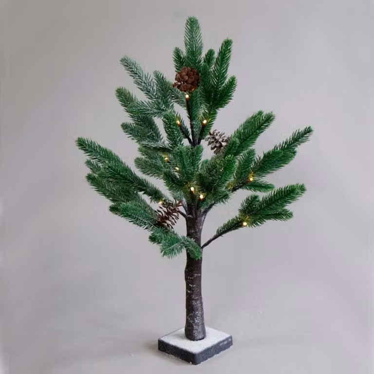 ACA Lighting Pine 24 WW LED IP20 3xAA 60cm stand 10x10cm X1024114