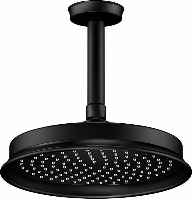 Steinberg Série 350 Ensemble de douche de tête, rond, avec bras de douche, montage au plafond, 3501580S, 3501580S