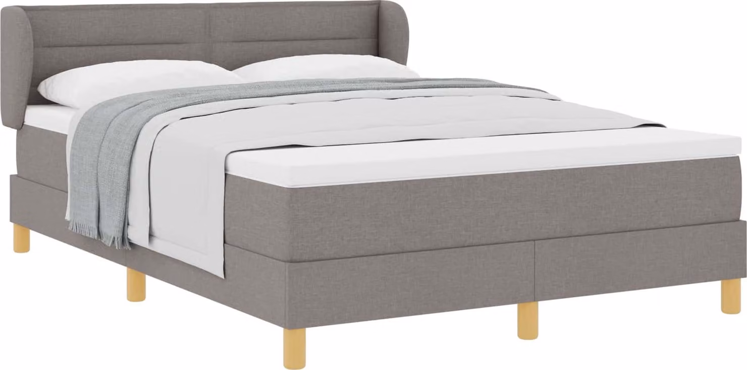 Letto a molle con materasso Talpa 160 x 200 cm Tessuto