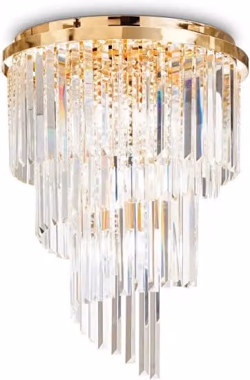 Lampada Da Soffitto Carlton Pl12 Ideal-Lux Oro