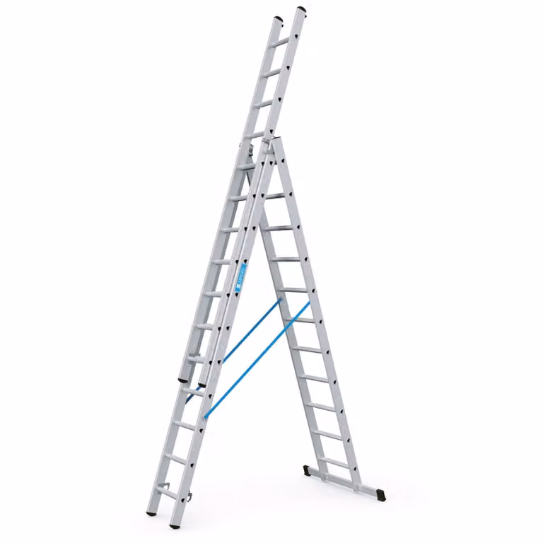 Scala multiuso a 3 sezioni Z2003 con 11 pioli