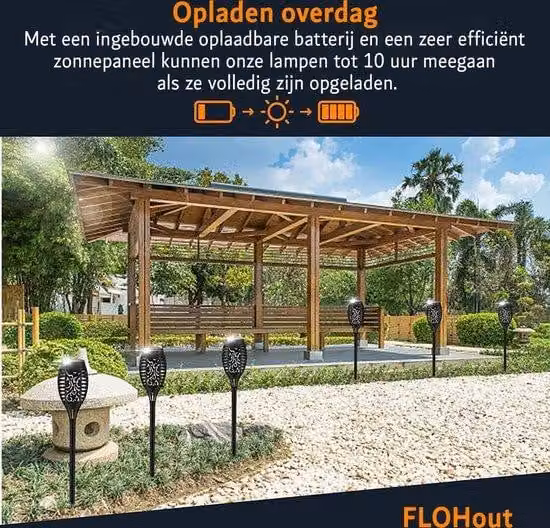 Lampada da giardino - 8 pezzi - impermeabile - altezza 53 cm - lampade da esterno
