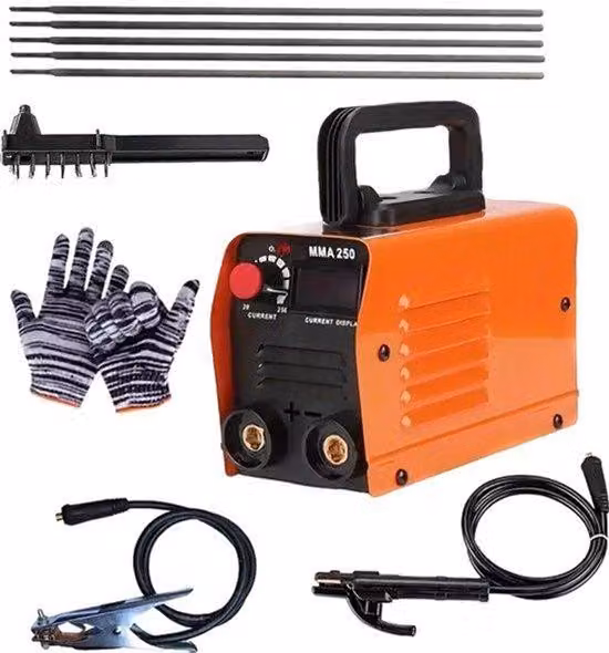 Saldatrice ad arco – 250 A – Inverter portatile – 2,5 kg – Compatta – Per la manutenzione automobilistica