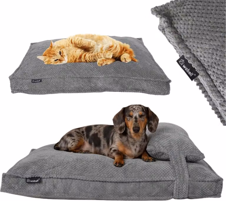 WOBELL | Cuccia per cani Cuccia per gatti Morbido letto Cuscino Materasso Tappetino 60x80 cm