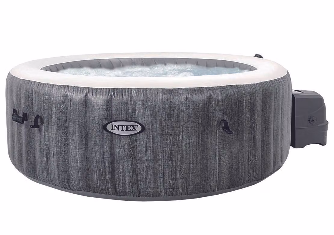 Intex PureSPA - Vasca idromassaggio a bolle, modello Greywood Deluxe AP 4