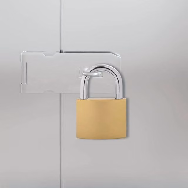 Chiave U vidaXL in metallo color oro L: 7,4 cm, P: 2,1 cm, H: 10,6 cm