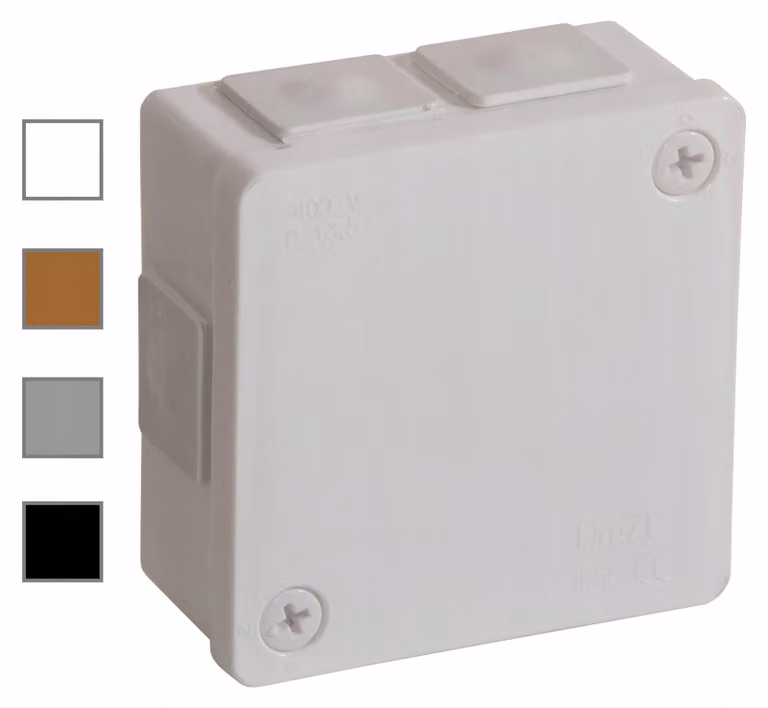 Scatola di montaggio, senza terminale, 86X86X40, Ip55, grigio, 02203