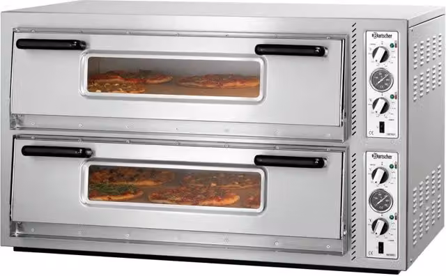 Forno per pizza elettrico a camera Bartscher NT 921 in acciaio inox color argento