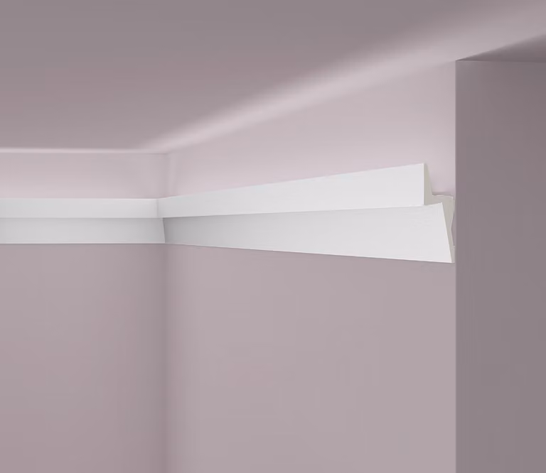 Modanatura del soffitto NMC IL8 ARSTYL Noel Marquet Modanatura decorativa Illuminazione indiretta moderna colore bianco 2 m