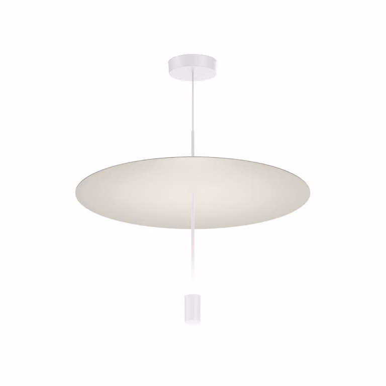Wever & Ducré Lighting Lampada a sospensione Shedda, dimmerabile, Alluminio / Grigio / Zincato, Soggiorno / Sala da pranzo, Alluminio, Moderno, Lampada a sospensione