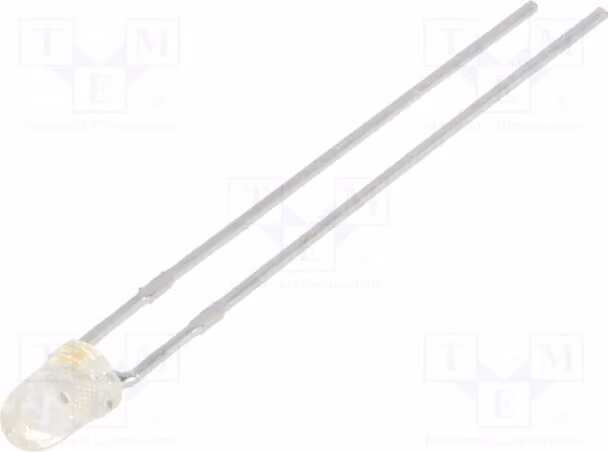5 LED rossi L-934SRC-D, diodi LED a montaggio superficiale (SMD), 3 mm, angolo di emissione 50°, intensità luminosa 500-700 mcd, 3 mm