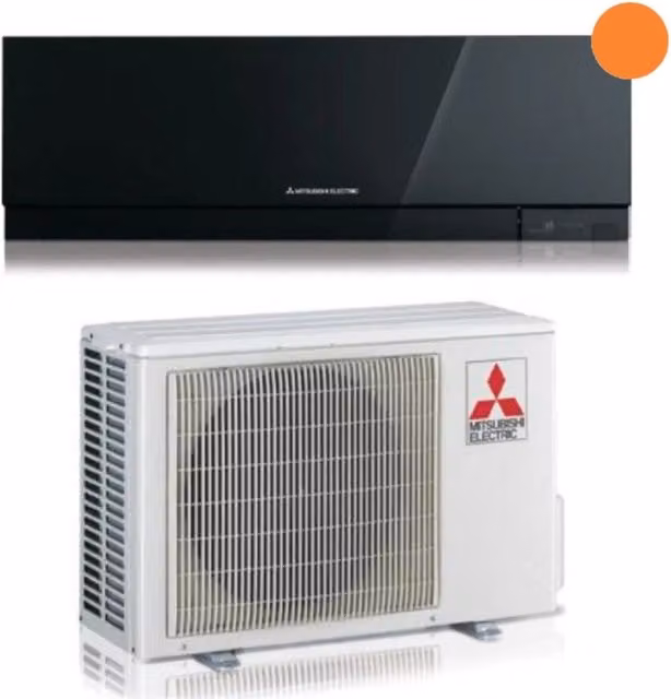 Condizionatore Mitsubishi Electric Kirigamine Zen Black MSZ-EF25VGKB Split Mobile con Wi-Fi Integrato Classe Energetica A+++