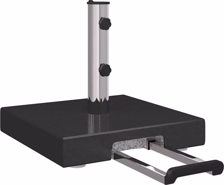 Base per ombrellone Nero 41 x 41 x 37 cm Granito