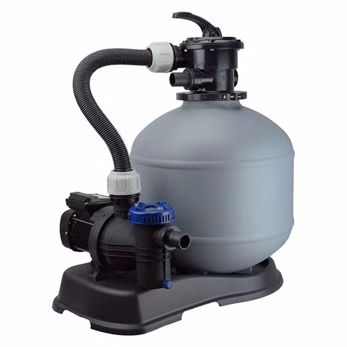 Gruppo Filtrante a Sabbia Monoblocco BWT SHOTT PPF200/21000WP Grigio con Valvola dall'alto e Portata di 8 m³/h – 2