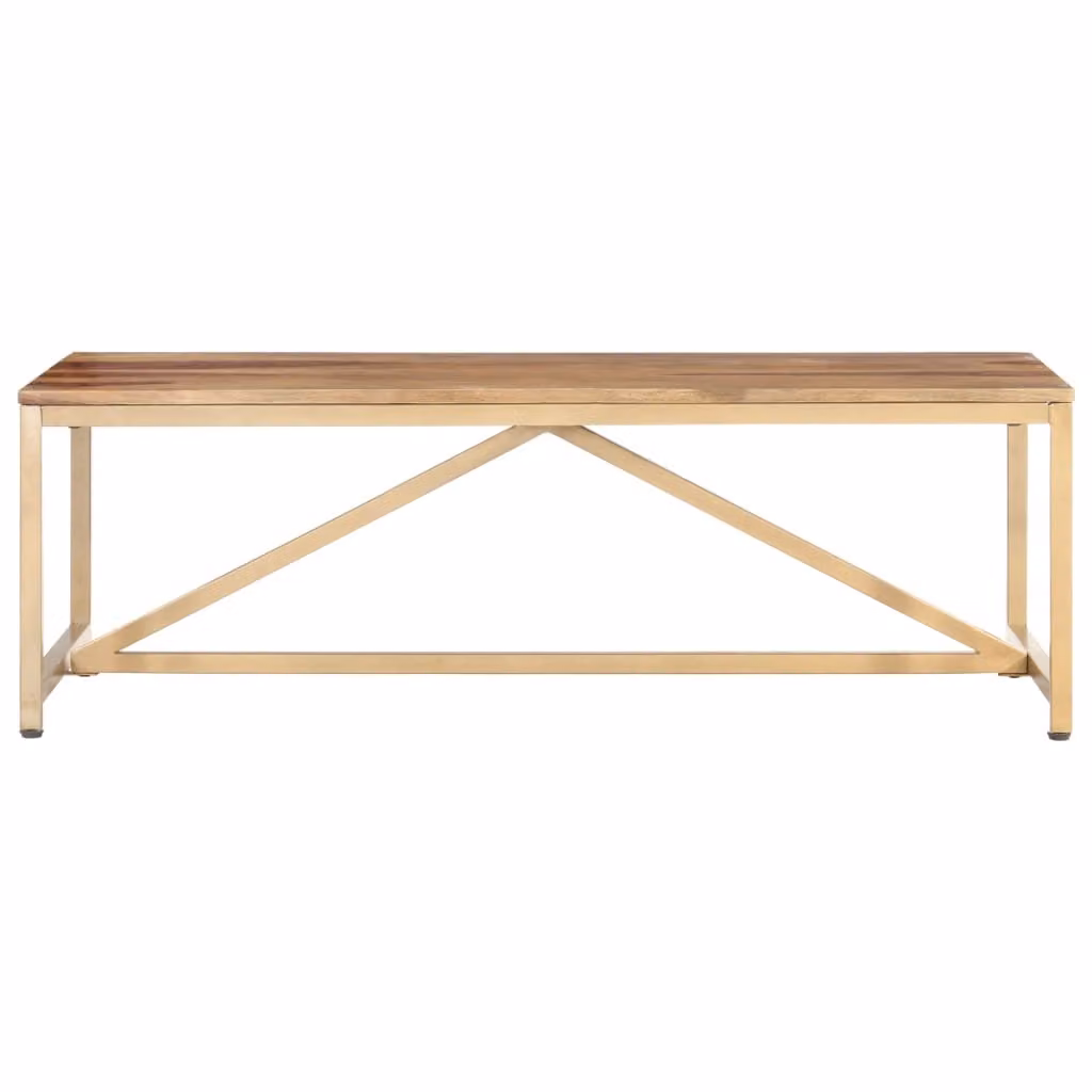 vidaXL Tavolino 120x60x40 cm in legno massiccio