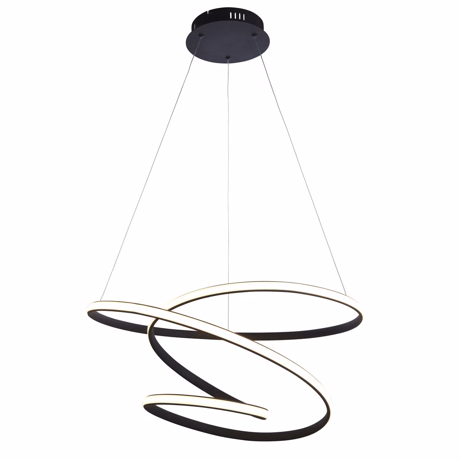 Lampada a sospensione Dune | 1 luce | 47,5 W LED 5700 lumen | 3000 Kelvin | Metallo/alluminio/plastica
