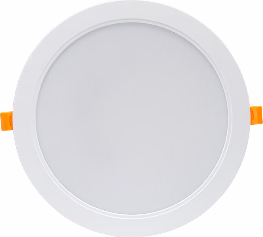 Spectrum LED Lampada da incasso Downlight DURE 3 Bianca rotonda Ø22cm IP54 24W 2900lm bianco caldo 3000K 110°