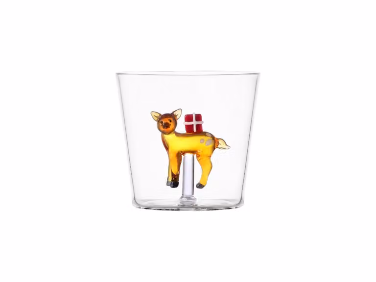 Woodland Tales Tumbler - Renna con Regalo Rosso
