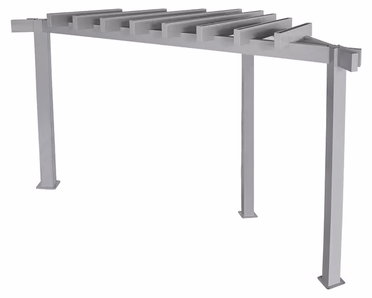 Sojag Lima 1010 Pergola in alluminio con tenda da sole triangolare